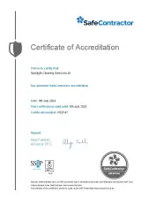 Safe Contractor Certificate 2024
